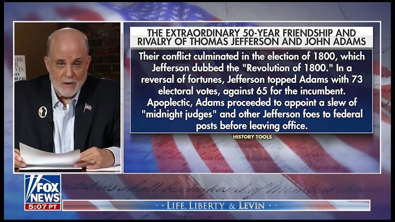 Mark Levin: Trump-Musk Clash Mirrors Founding Fathers’ Struggles