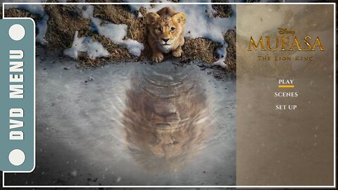 Mufasa: The Lion King - DVD Menu