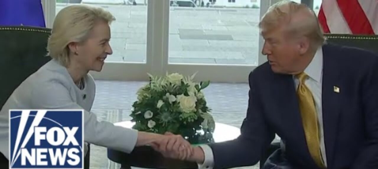 BREAKING: Trump reaches MAJOR trade deal with EU