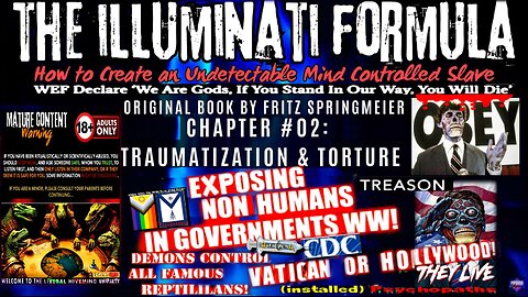 The Illuminati Formula: Chapter #02 - Traumatization & Torture #mkultra #monarch #trauma #torture