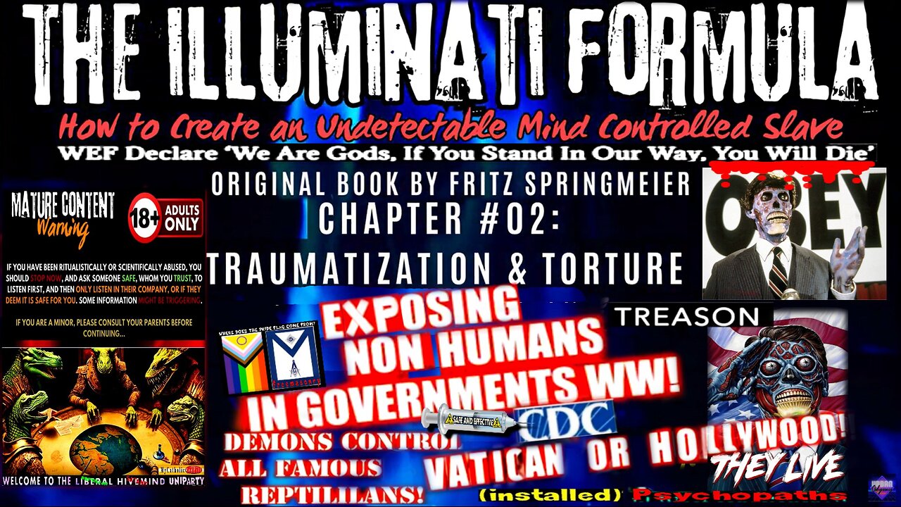 The Illuminati Formula: Chapter #02 - Traumatization & Torture #mkultra #monarch #trauma #torture