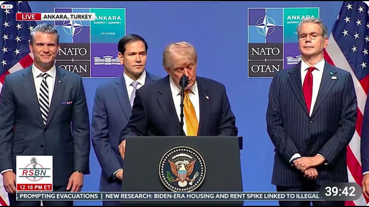 FULL EVENT: President Trump Concludes 2026 NATO Summit With Press Conference - 07/08/26