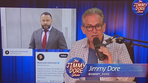 The Jimmy Dore Show: Ukrainian MP attacks Zelensky & blames him for WAR!