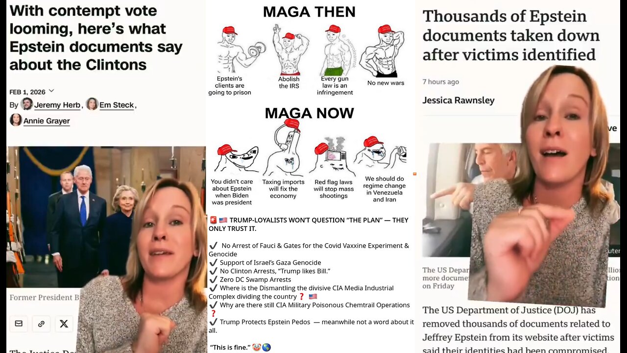 🚨🇺🇸 MUST WATCH: US Gov't Epstein Files Gaslighting ▪️ This Administration thinks we’re all stupid❗️