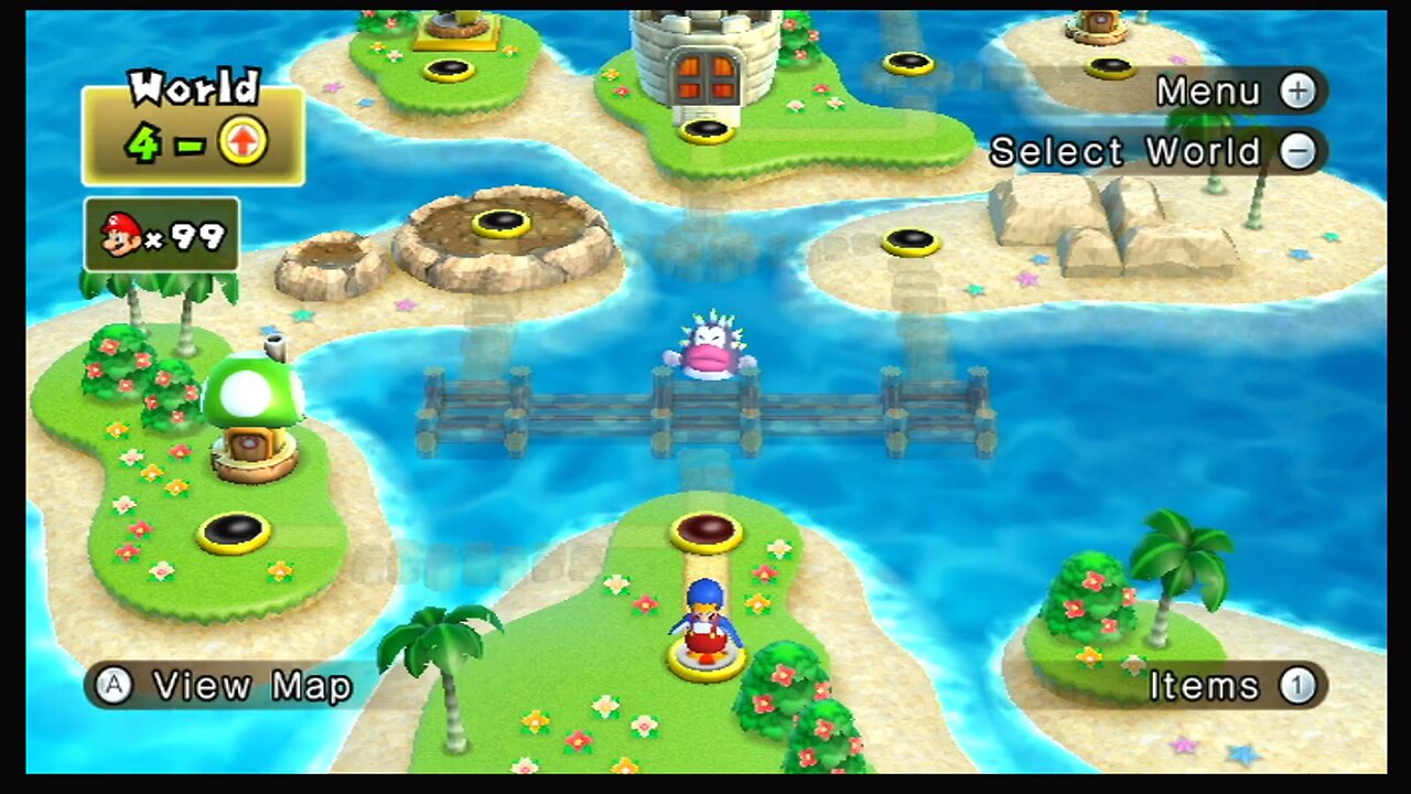 New Super Mario Bros. Wii (World 4)