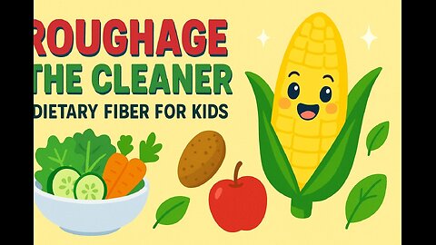 Roughage – The Cleaner | Dietary Fiber for Kids | Ingredients of Food
