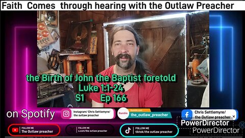 the Birth of John the Baptist foretold Luke 1:1-24 S1 Ep 166