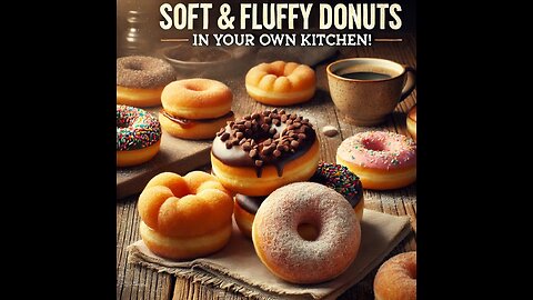 How To Make Soft And Fluffy Donuts In Your Own Kitchen!