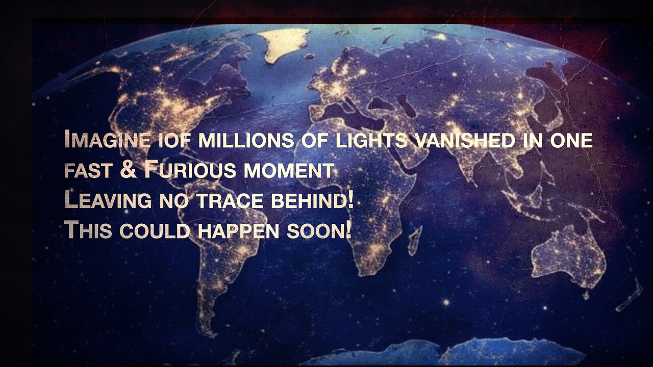 In Case Millions Disappear- Read This: |#TheVanishings