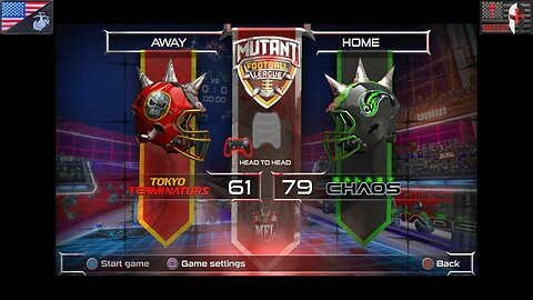MFL Game Day 2025-2026: [Week #14] (Tokyo Terminators at Galaxy Chaos)