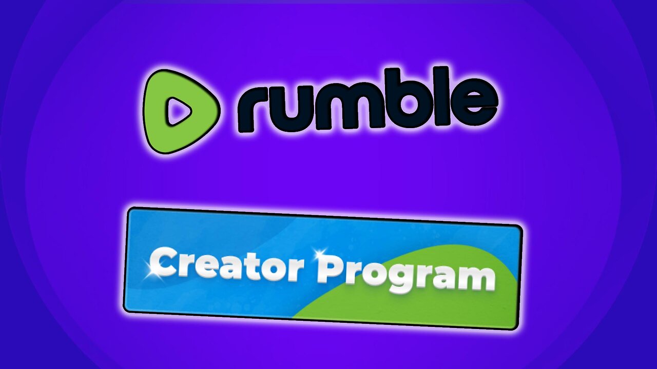 joining of the Rumble 2025 Creator Program of