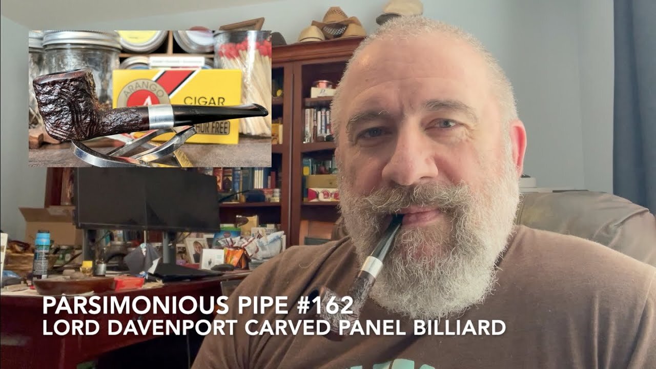 Parsimonious Pipe #162—Lord Davenport Carved Panel Billiard