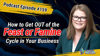 How to Avoid the Feast & Famine Cycle in Online Business with Justine Beauregard