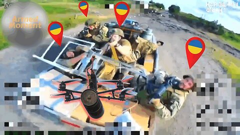 Ukrainian Soldiers Hit by Intense Drone Assault