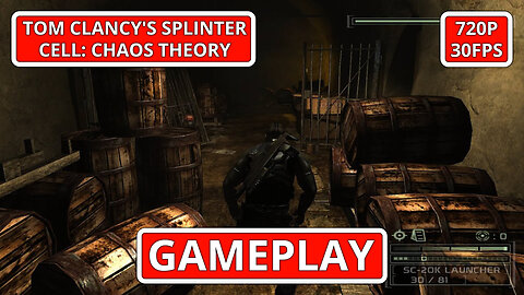 Tom Clancy's Splinter Cell: Chaos Theory: Gameplay - (PC HD) [720p30FPS]