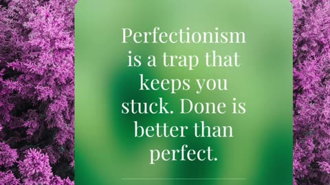Done Beats Perfect