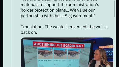 Biden sold off the wall at only a dollar a piece!