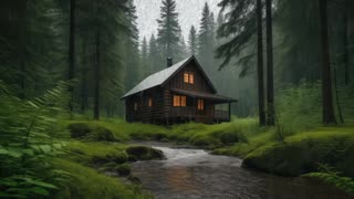 Soothing Wind & Rain | Meditation | Deep Sleep | Sounding Sleeply
