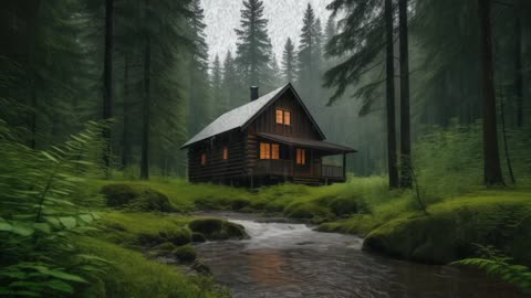 Soothing Wind & Rain | Meditation | Deep Sleep | Sounding Sleeply