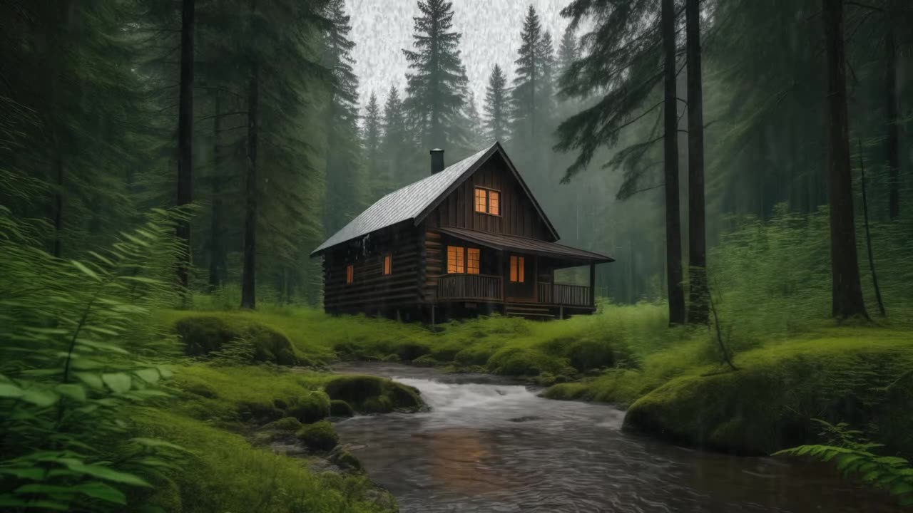 Soothing Wind & Rain | Meditation | Deep Sleep | Sounding Sleeply