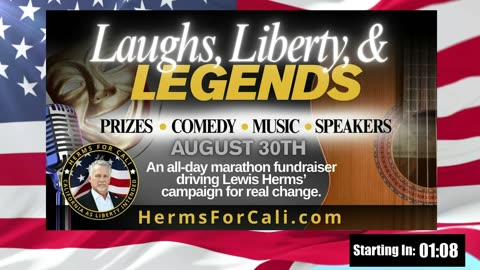 Laughs, Liberty, and Legends! Live Event with 30+ Guests, Prizes, and More!