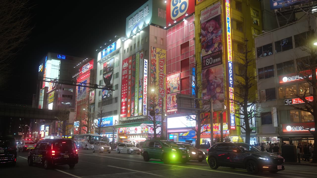 Cinematic video from Akihabara