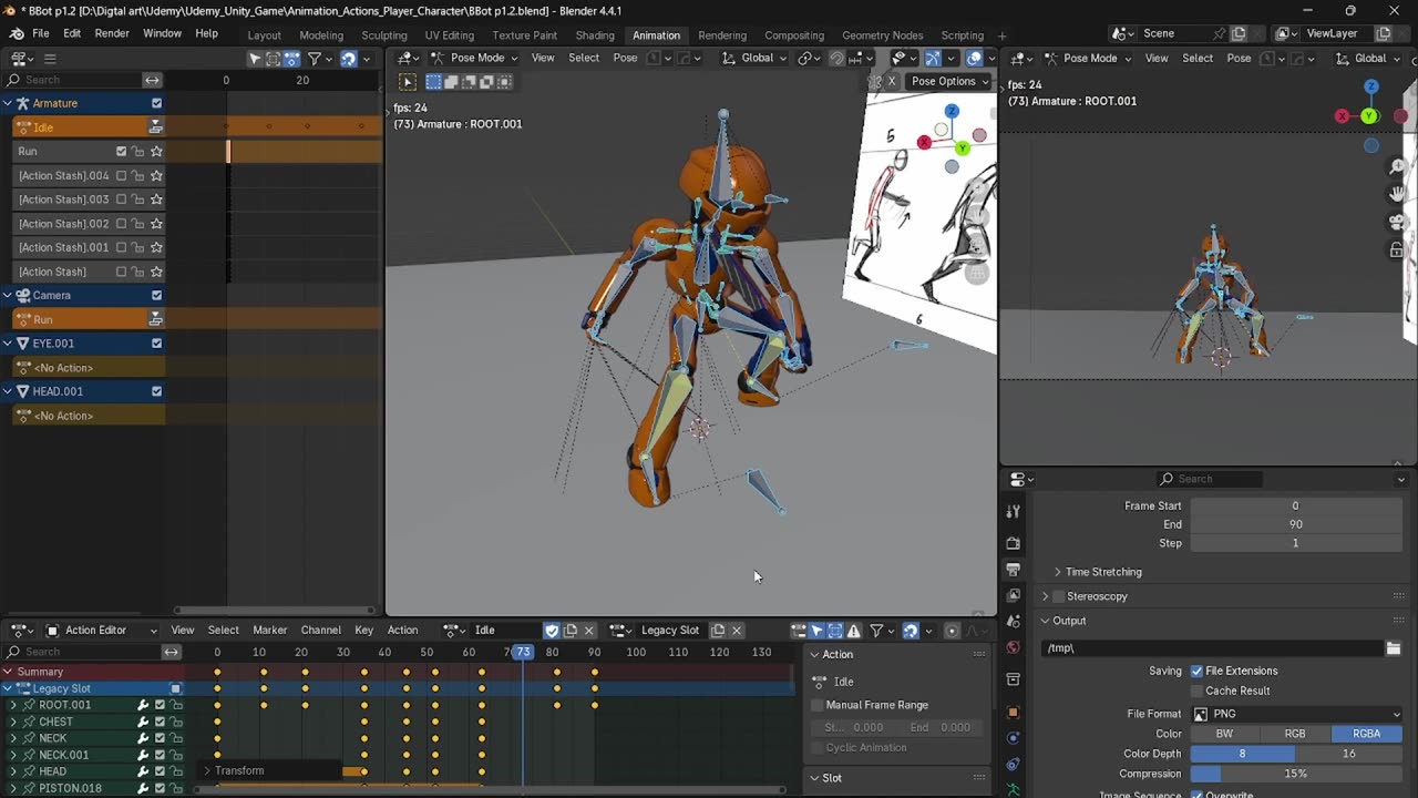 Idel game Animation