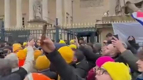 French President Emanuel Macron Hides in a Bunker!