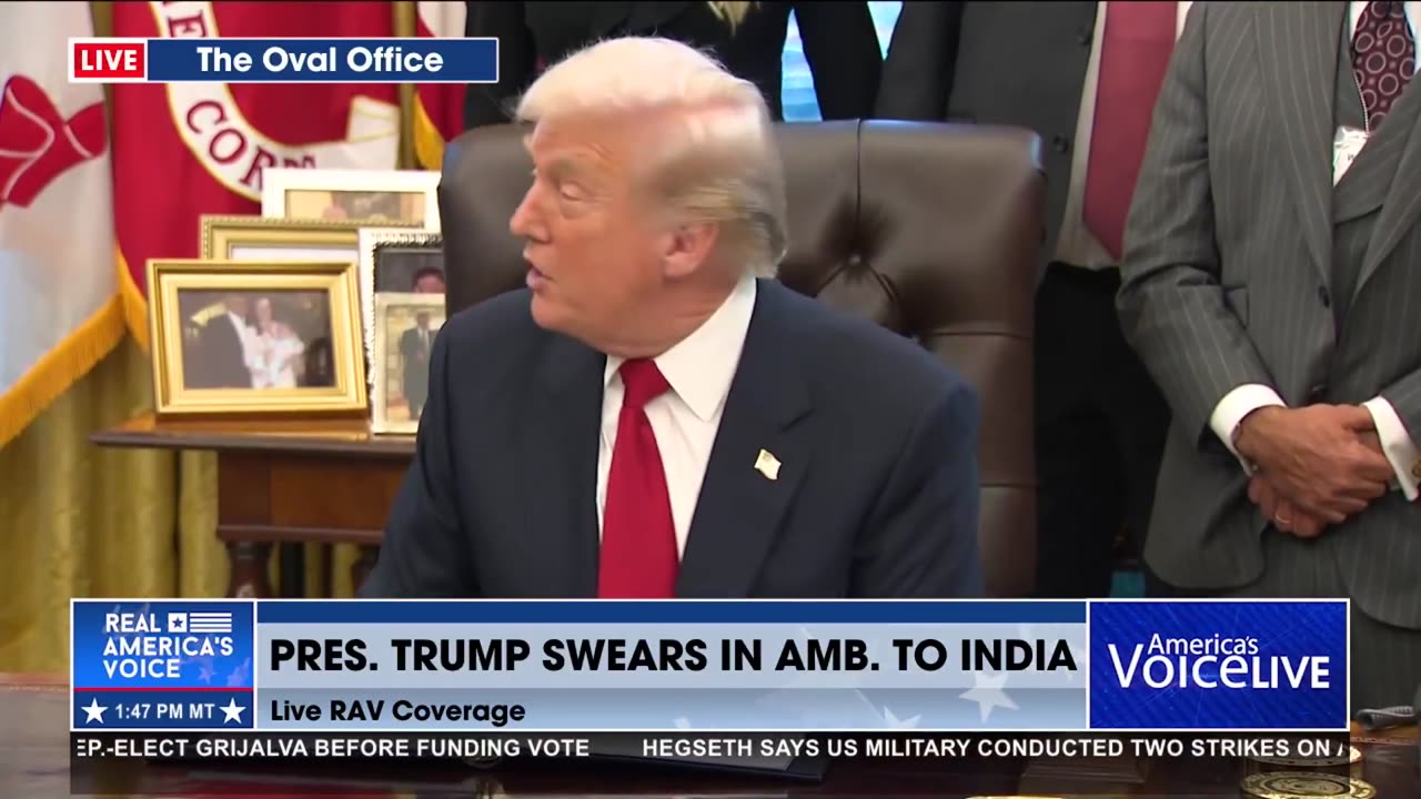 POTUS PRASIES SERGIO GOR AS HE BECOMES AMB. TO INDIA