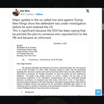 FBI Was Investigating Man in Purported Iranian Trump Assassination Plot before He Entered Country