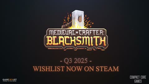 Medieval Crafter: Blacksmith — Early Access Trailer (PC)