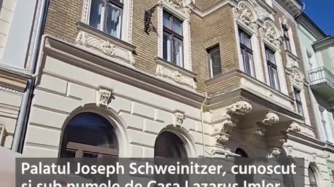 New old world building called Joseph Schweinitzer Palace from Timisoara