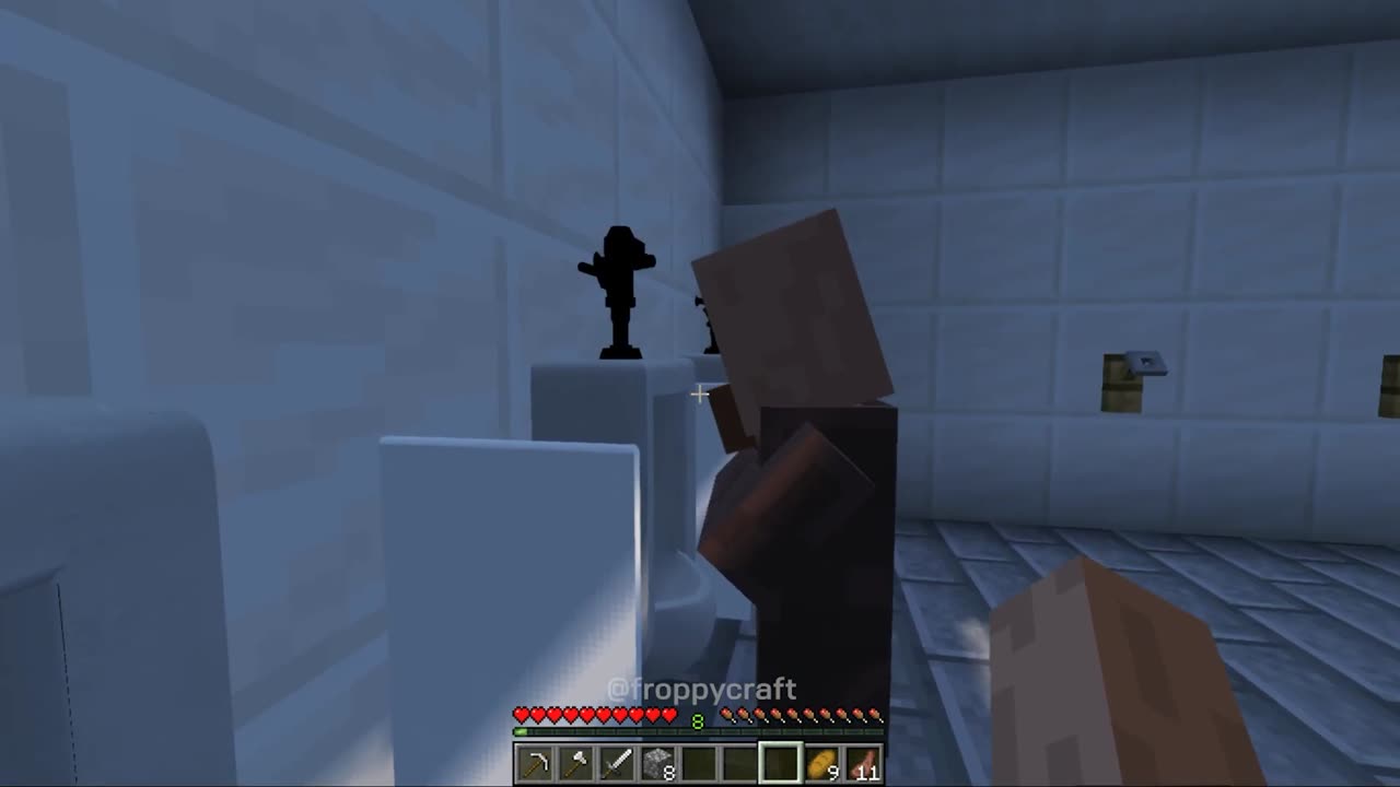 Never Go To Public Bathroom in Minecraft Village