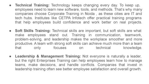 What Types of Corporate Training Are Most Effective?