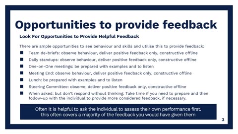 Providing Constructive Feedback (Part 2): Say It Right. Make It Count. | High Impact Academy