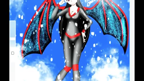 Drawing anime vampires