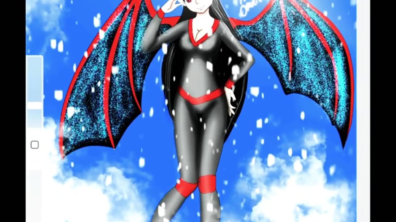 Drawing anime vampires