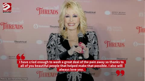 Dolly Parton hasn't 'stopped crying' over Carl Dean tribute