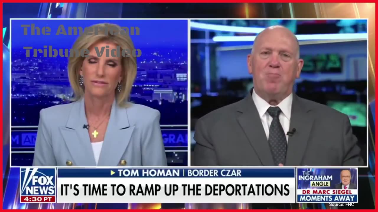 WATCH: Tom Homan Says ICE is Tripling Its Number of Deportation Agents
