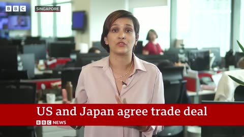 US and Japan agree ‘largest trade deal in history’, says Donald Trump | BBC News