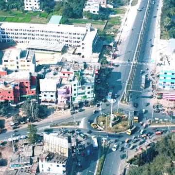 রাজশাহীর প্রবেশদ্বার আমচত্বর! 🍃 ড্রোন ক্যামেরায় দেখা শহরের ঐতিহ্য #shortsviral #shorts