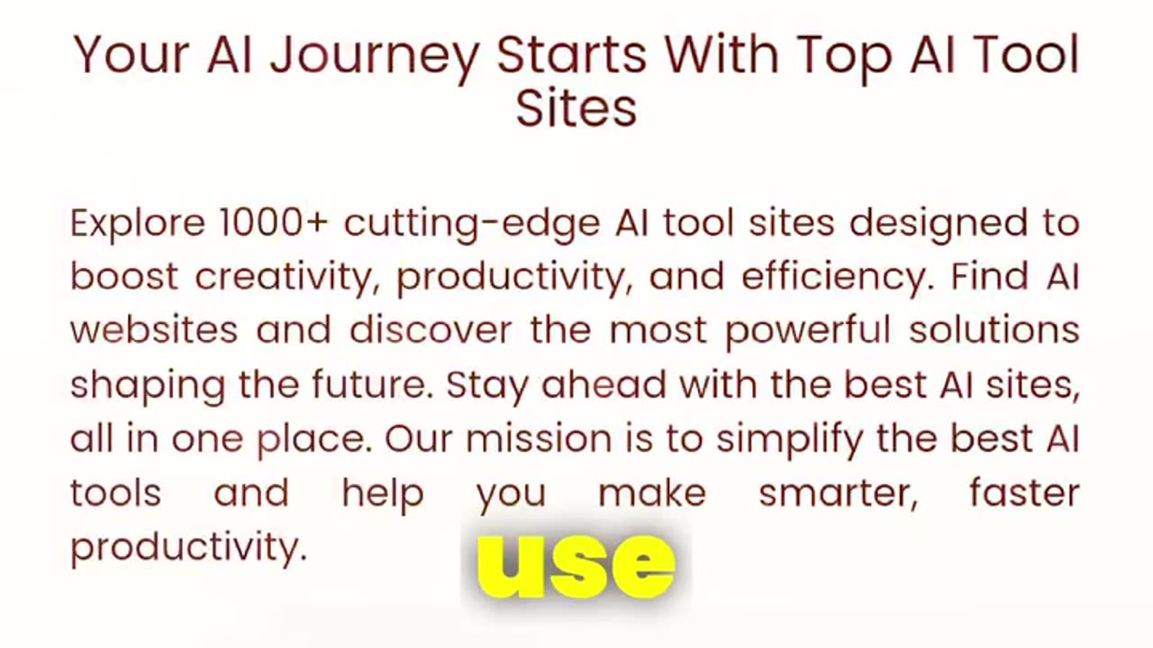 Looking for AI Tools platform to simplify and guide the AI.