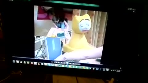 Watching the robot cat and chess ending, robot killing test with Joey and Jenni