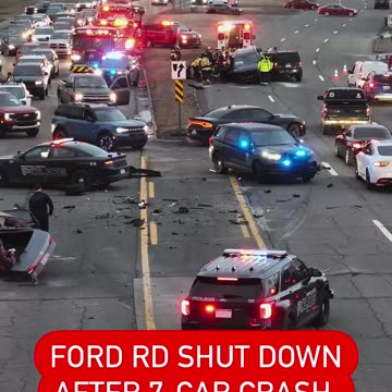 Ford RD Shut Down After 7 Car Crashed Multiple Injured 🤕😮