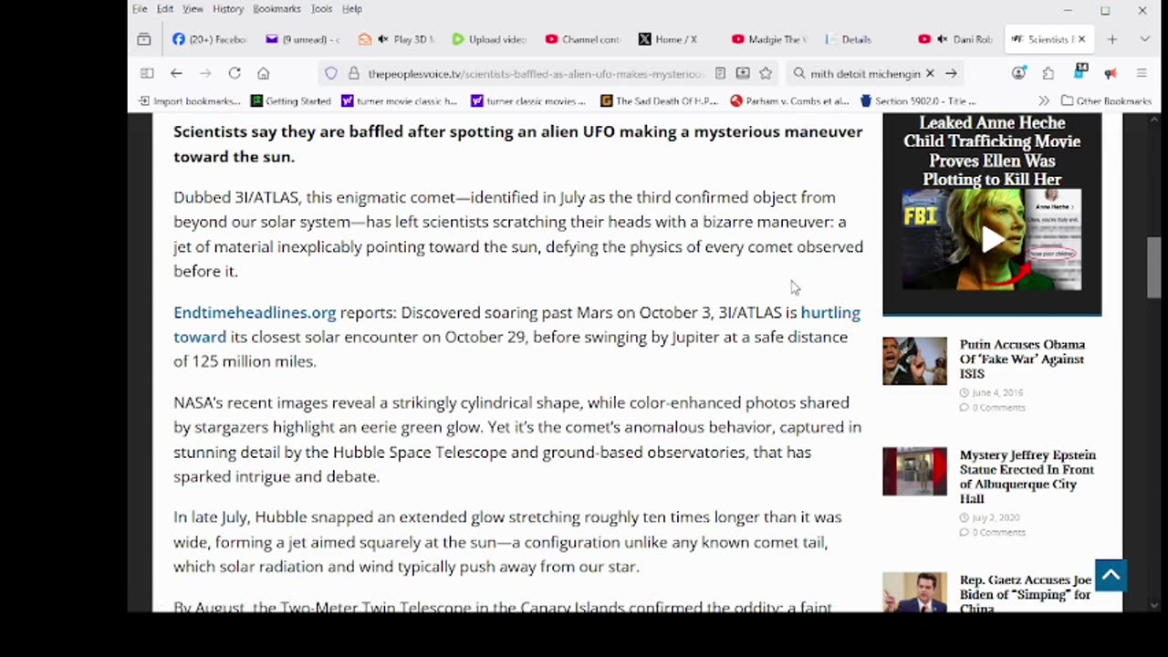 Scientists Baffled As Alien UFO Makes Mysterious Maneuver Toward the Sun