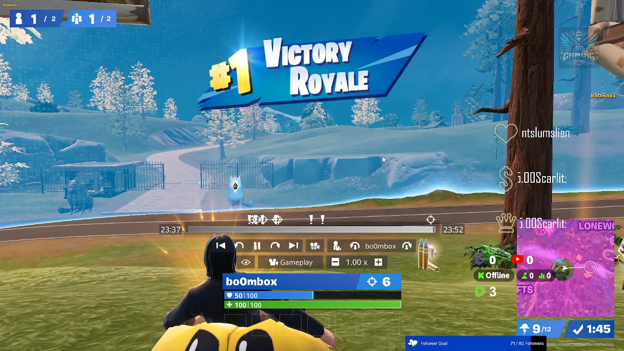 Solo Victory... RIP George Foreman #fortnite