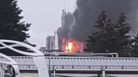 🔥🛢️ Ukraine Russia War | Oil Refinery Fire in Nizhnekamsk | RCF