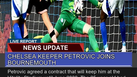 Chelsea Keeper Petrovic Joins Bournemouth