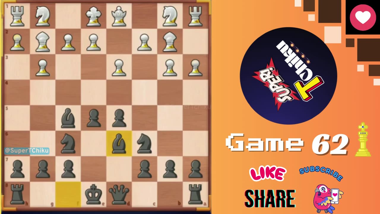 Watch The Full Video Of #chess #Game62 | Won By #checkmate #gameplay #chesswin