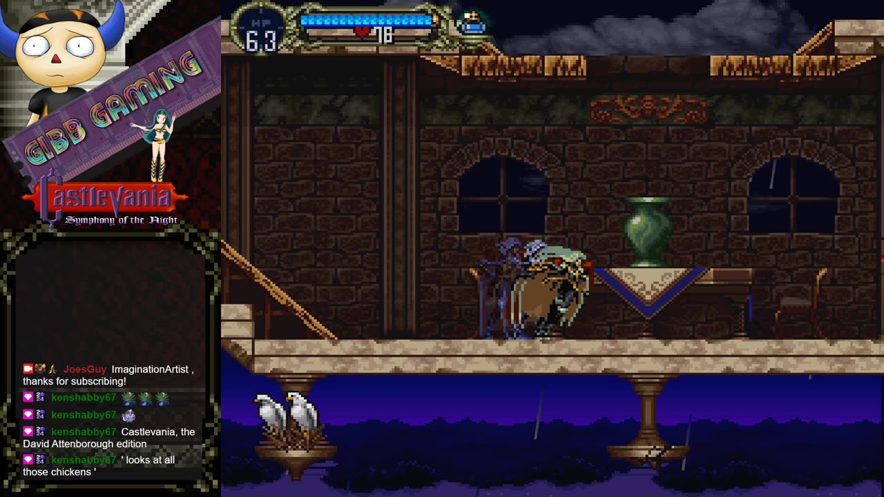 Castlevania Symphony of the Night - Mircale of bird life